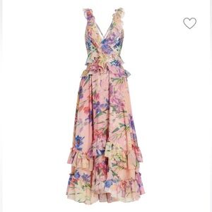 PATBO Iris Floral Ruffled Dress